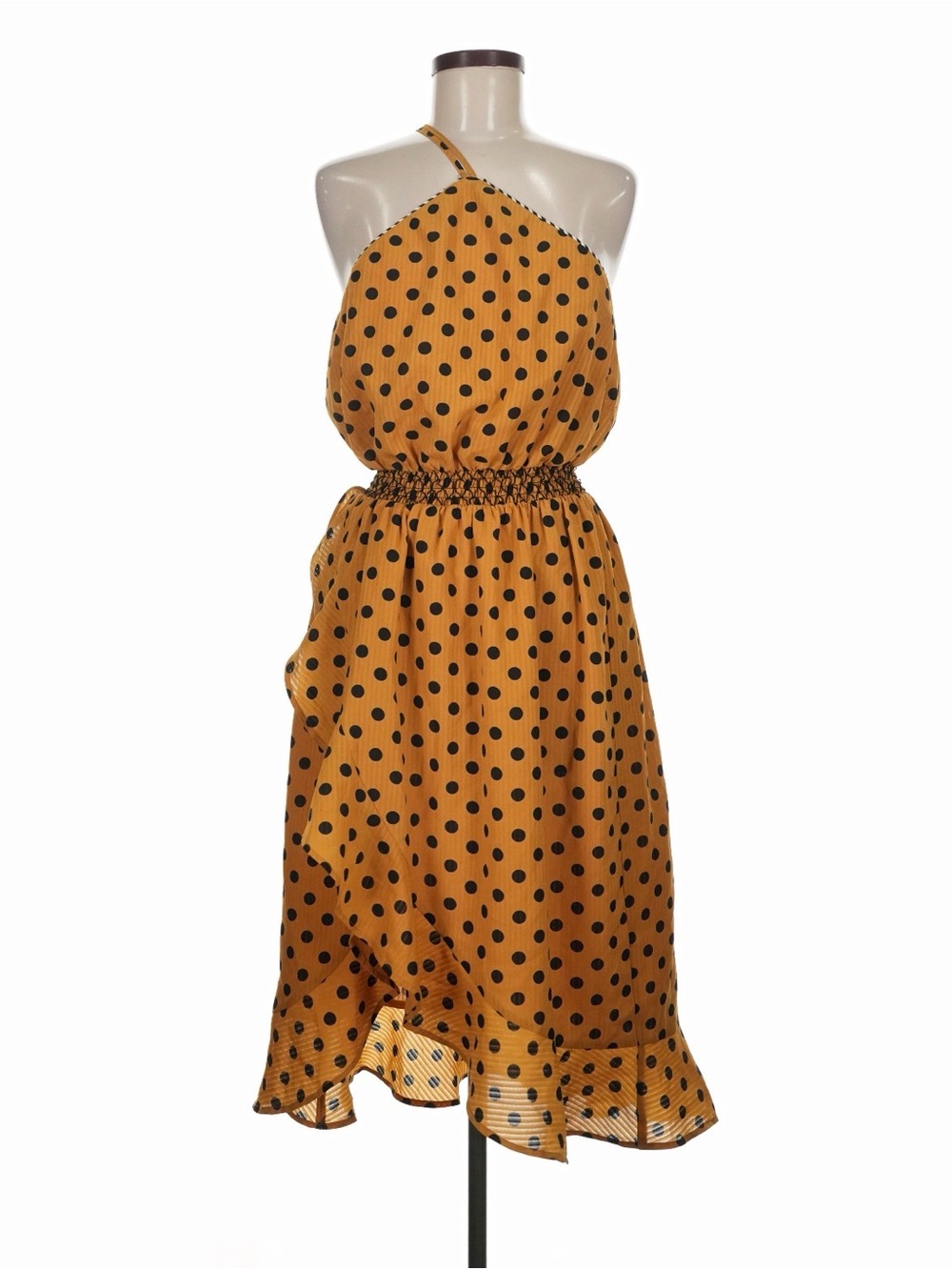 House of Harlow 1960 x REVOLVE Baye Midi Dress in Saffron Polka Dot